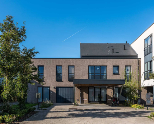 Foto van appartementen aan de Schorpioenstraat in Lier.