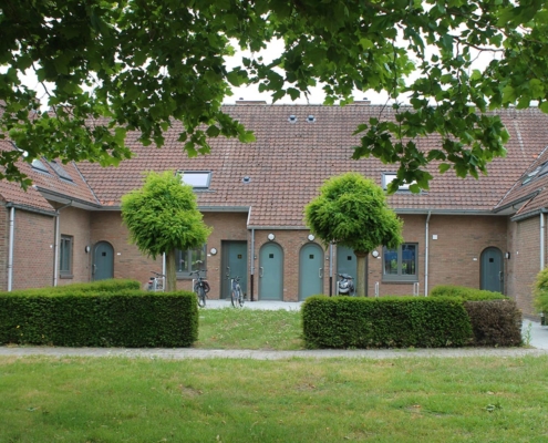 Foto van woningen aan de Arenbergstraat fase 1 in Duffel.