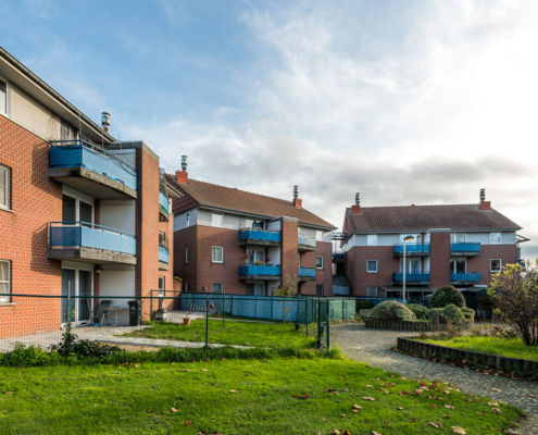 Foto van woningen aan de Arenbergstraat fase 2 in Duffel.