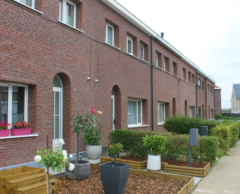 Foto van woningen aan de Jos Reypensstraat (even) in Duffel.
