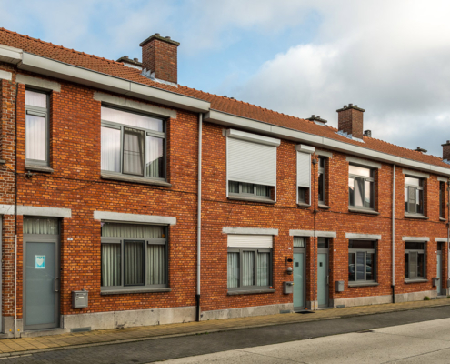 Foto van woningen aan de Jos Reypensstraat (oneven) in Duffel.