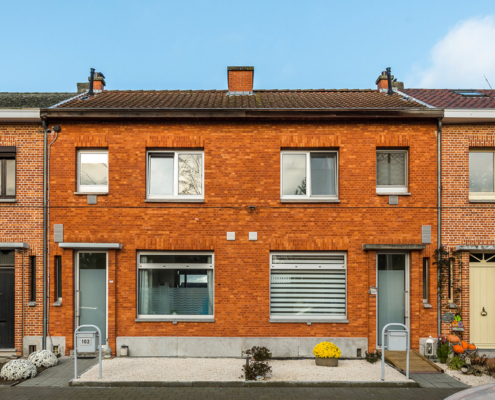 Foto van woningen aan de Kruisstraat in Duffel.