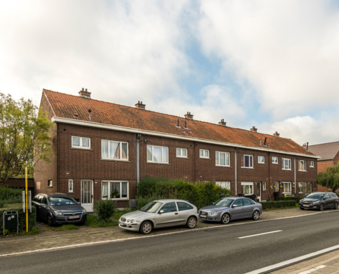 Foto van woningen aan de Lintsesteenweg 149-171 in Duffel.