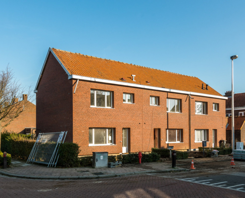 Foto van woningen aan de Lisstraat 50-52-54 in Duffel.