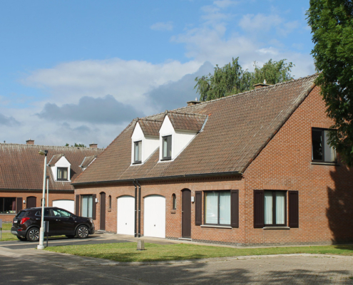 Foto van woningen aan de Batavialei in Duffel.