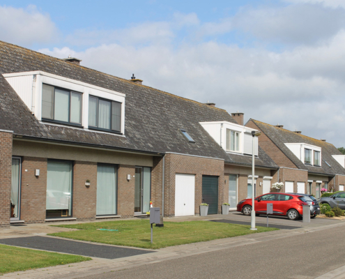 Foto van woningen aan de Beekaardstraat in Duffel.