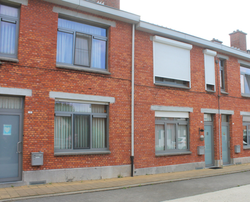 Foto van woningen aan de Lisstraat 32-38 in Duffel.