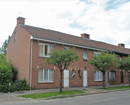 Foto van woningen aan de Lintsesteenweg in Duffel.