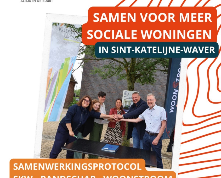 Groepsfoto van de ondertekenaars