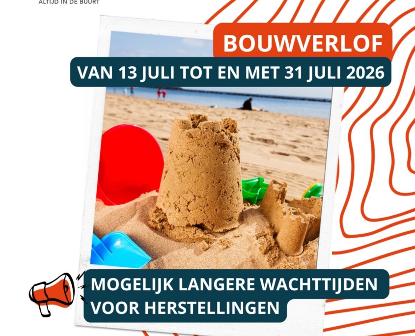 afbeelding over langere wachttijden in het bouwverlof
