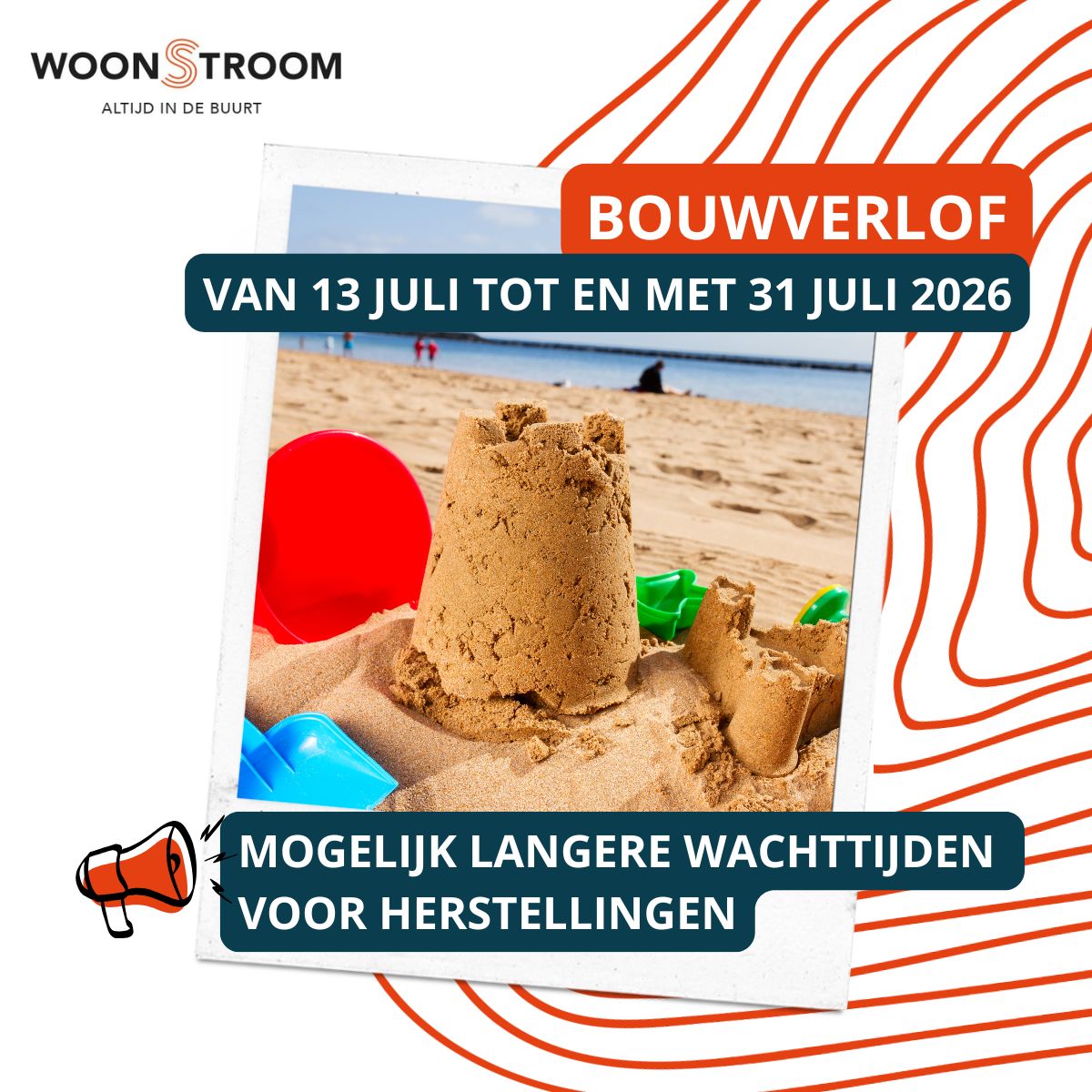 afbeelding over langere wachttijden in het bouwverlof