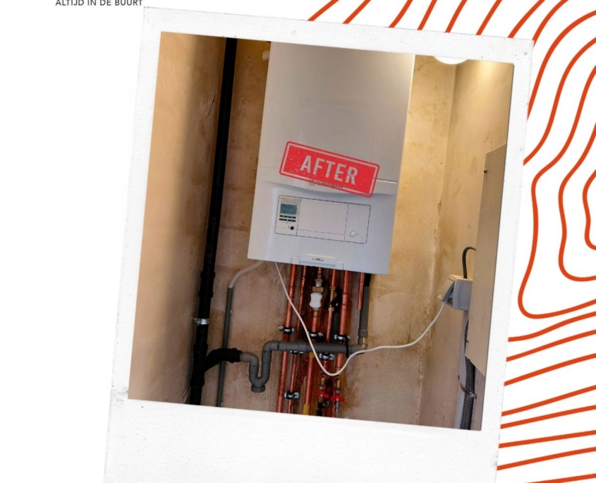 individuele verwarmingsketel na renovatie